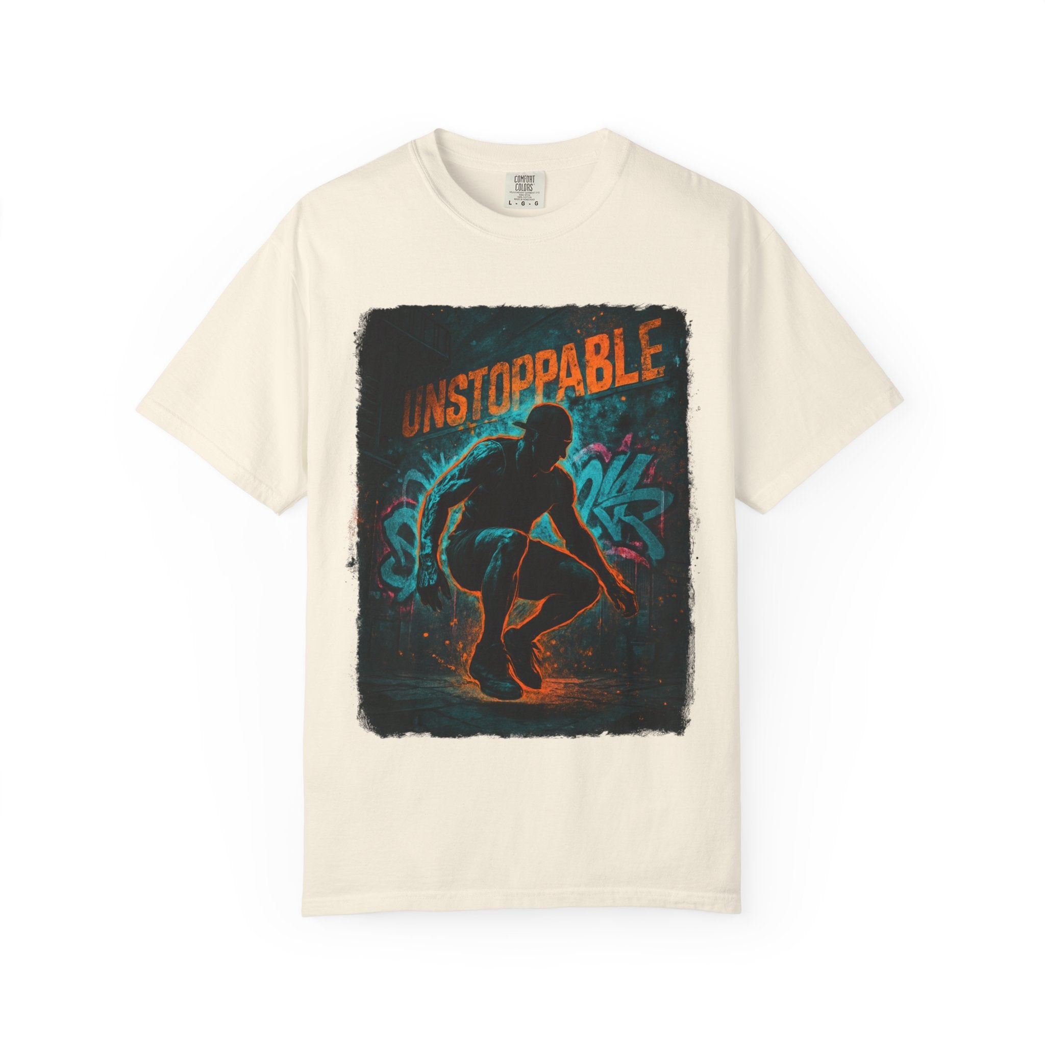 Unstoppable Neon Runner T-Shirt (Unisex Gym Streetwear)