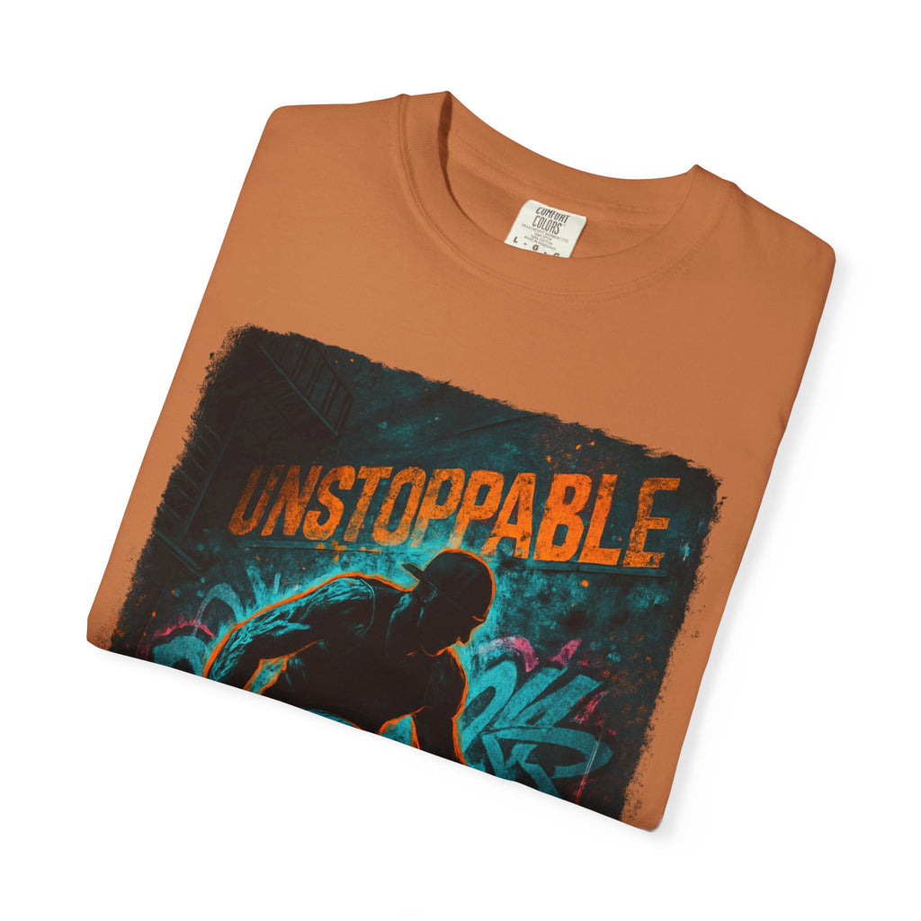 Unstoppable Neon Runner T-Shirt (Unisex Gym Streetwear)