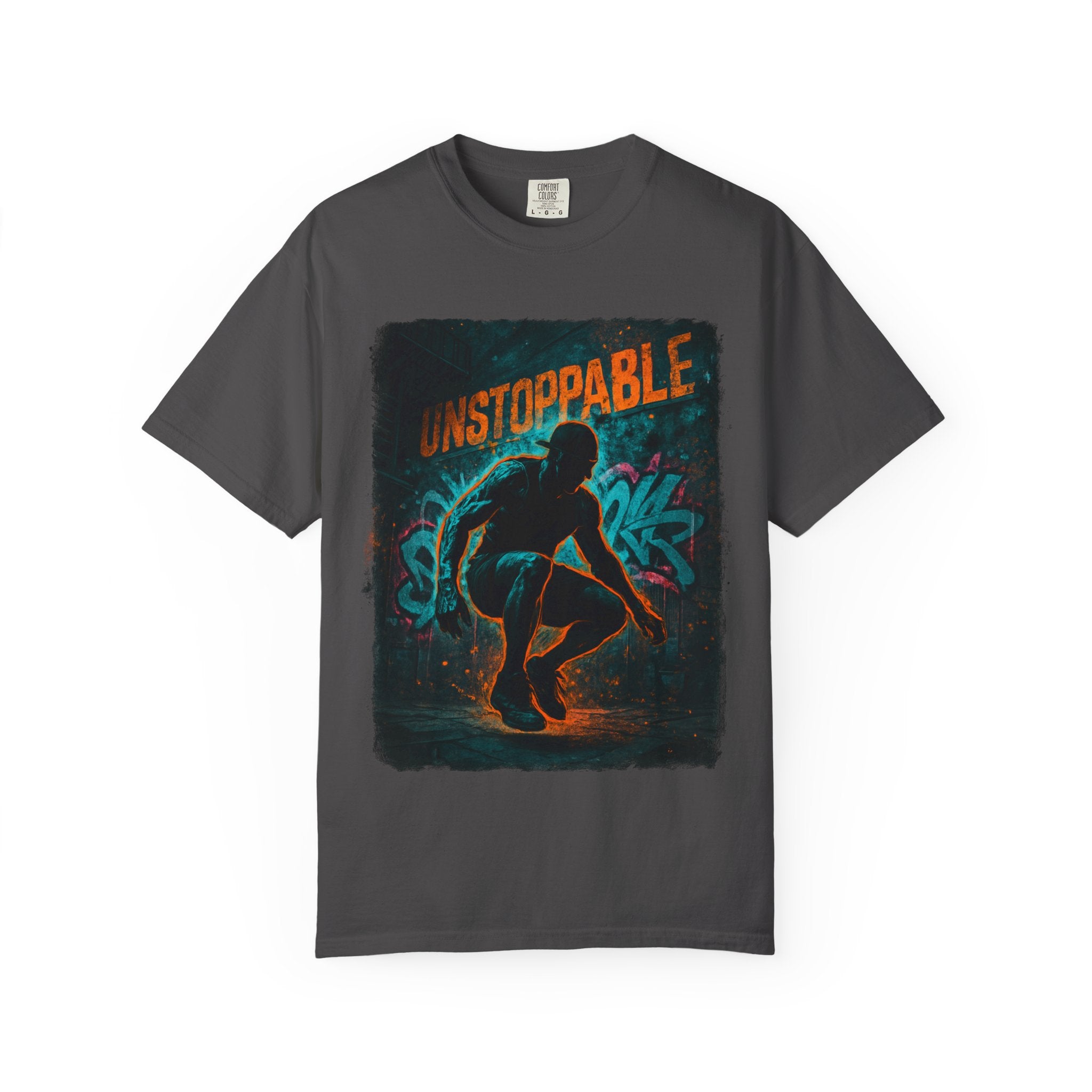 Unstoppable Neon Runner T-Shirt (Unisex Gym Streetwear)