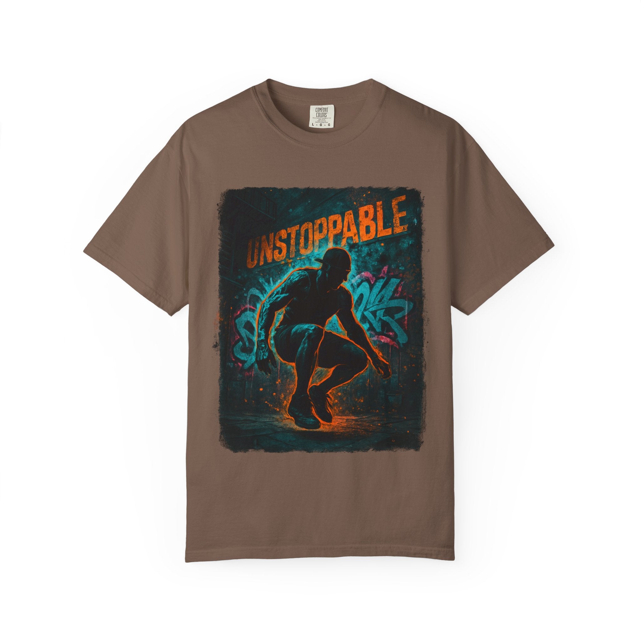 Unstoppable Neon Runner T-Shirt (Unisex Gym Streetwear)