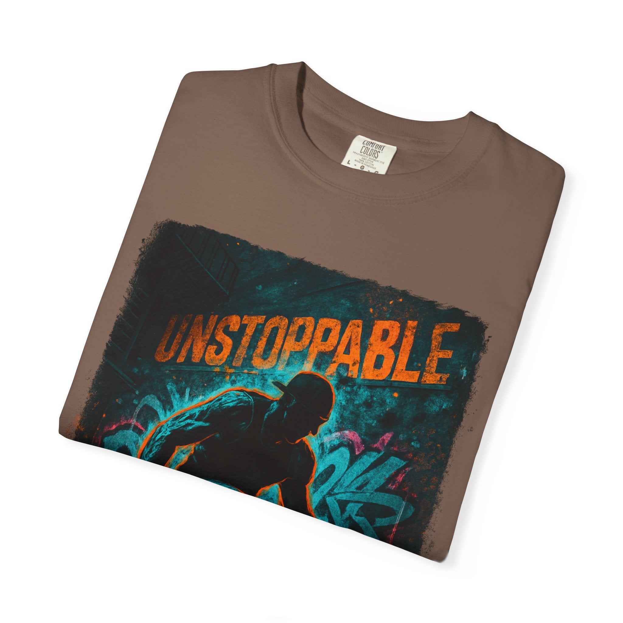 Unstoppable Neon Runner T-Shirt (Unisex Gym Streetwear)