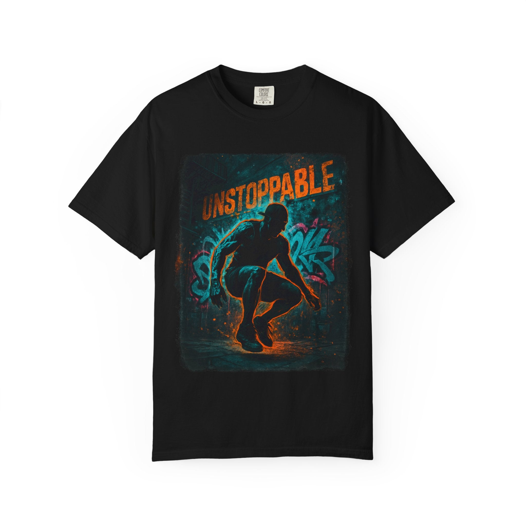 Unstoppable Neon Runner T-Shirt (Unisex Gym Streetwear)