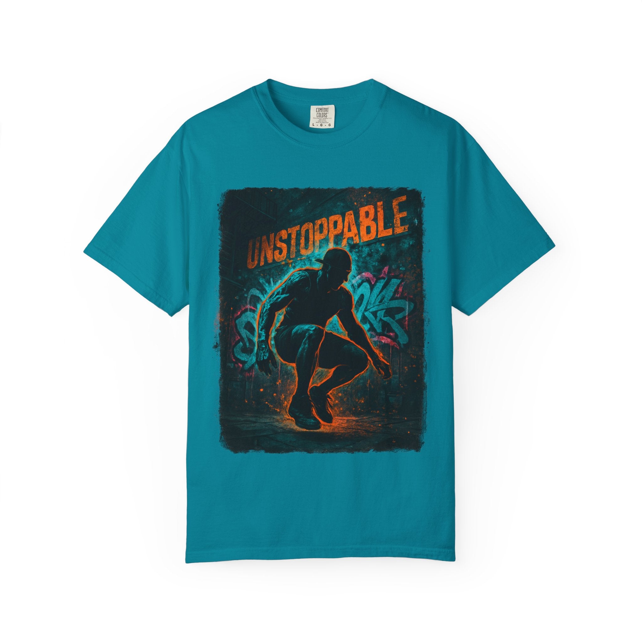 Unstoppable Neon Runner T-Shirt (Unisex Gym Streetwear)