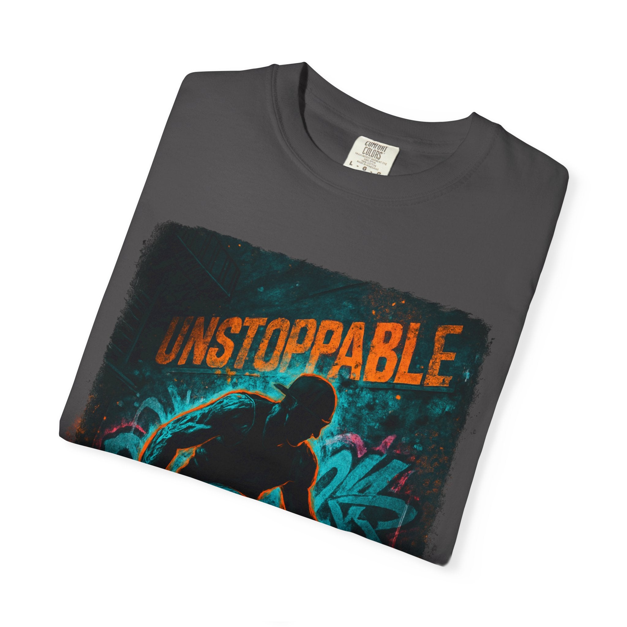 Unstoppable Neon Runner T-Shirt (Unisex Gym Streetwear)