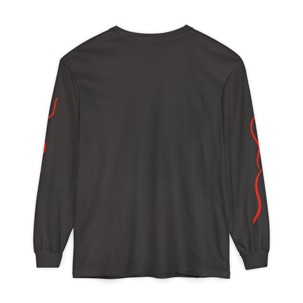 "REDLINE" Long Sleeve T-Shirt Relaxed Fit