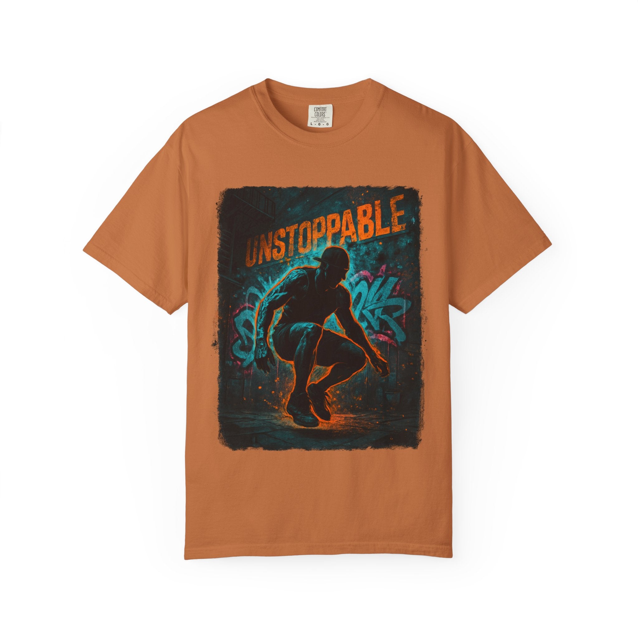 Unstoppable Neon Runner T-Shirt (Unisex Gym Streetwear)