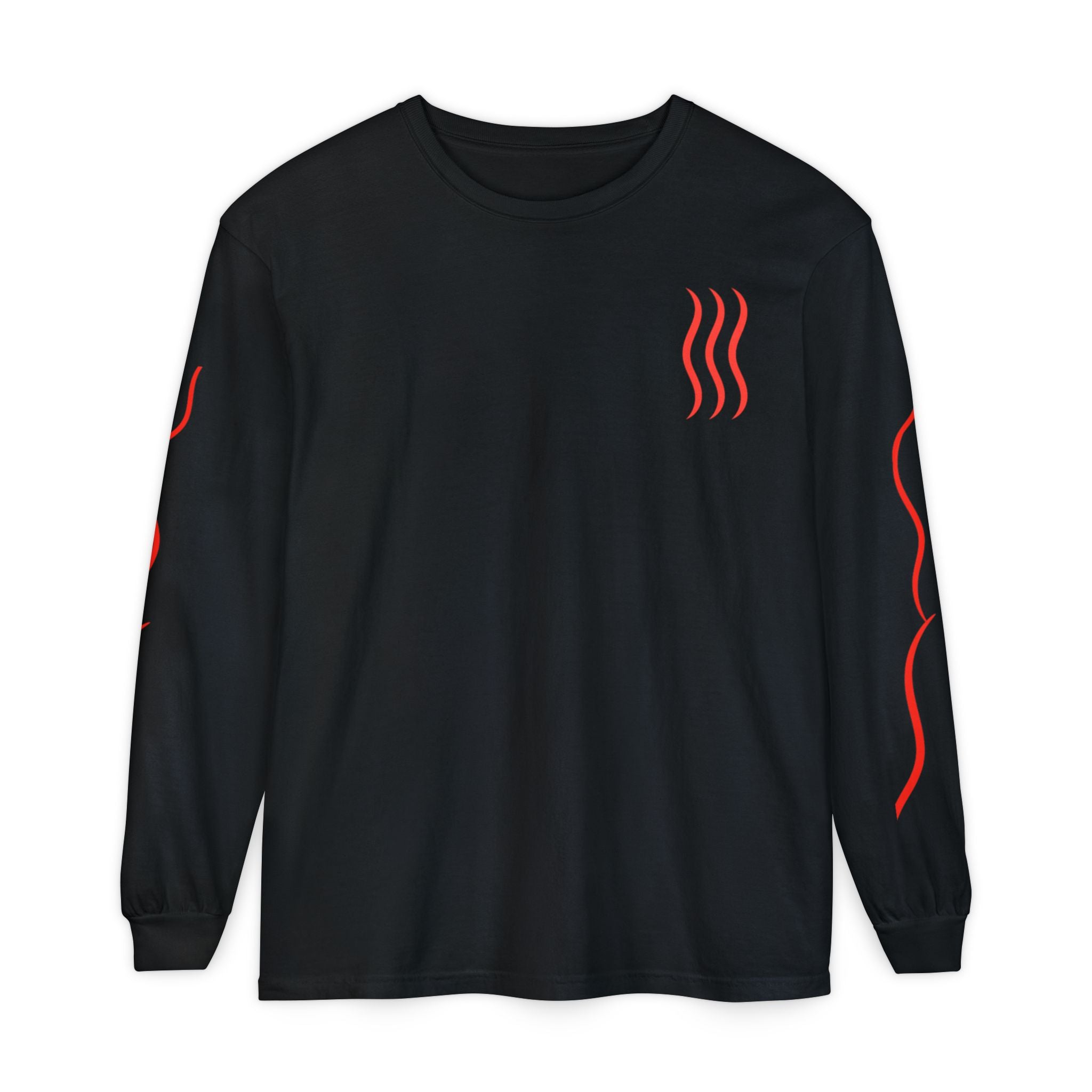 "REDLINE" Long Sleeve T-Shirt Relaxed Fit