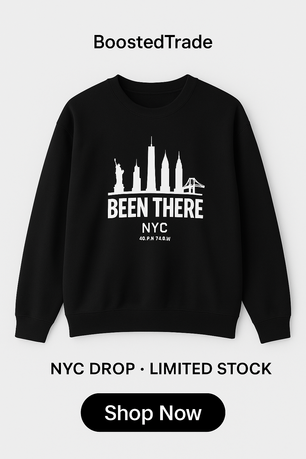 Been There NYC Crewneck Sweatshirt